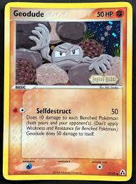 Celebrating the 20th anniversary of the franchise, the generations expansion of the pokémon trading card game was first available in english from february 22, 2016. Pokemon Card Geodude Ex Legend Maker 53 92 Ex Nm Stamped Reverse Holo Common Pokemon Individual Cards Pokemon Trading Card Game