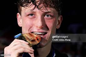 Ella Jansen of team Canada competes in the heats of the Women's 200m...  News Photo