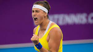 Sharapova vs sabalenka ● 2017 tianjin final highlights. Tennisturnier In Doha Aryna Sabalenka Steht Im Viertelfinale