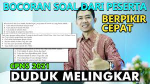 Sebaliknya tes penalaran logis ini mengandalkan kecerdasan umum dan dengan demikian hampir sama dengan tes iq standar. Bocoran Soal Tiu Cpns 2021 Penalaran Analitis Duduk Melingkar Youtube