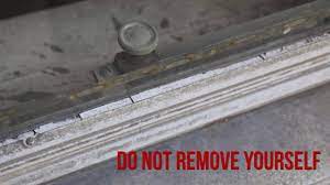 Removing soft putty from nail holes. Before Replacing Old Windows Ensure The Putty Does Not Contain Asbestos Asbestos 123