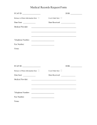 Social security number of individual: Medical Records Request Form In Word And Pdf Formats