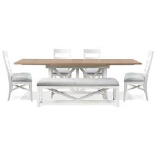Here are several ideas to consider for your next piece of furniture. Riverside Furniture Osborne Modern Farmhouse Dining Table With Upholstered Chairs And Bench A1 Furniture Mattress Table Chair Set With Bench