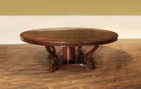 Hi, i called earlier to book a table for four and i was wondering if i can make it for six instead? Extra Large 88 Round Mahogany Dining Table With Perimeter Leaves