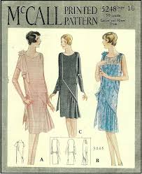 1920s Ladies Dress Sewing Pattern Mccall 5248 Vintage Dress Patterns 1920s Fashion Vintage Fashion