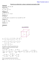 Este prima generaţie de elevi care nu a avut niciodată manualele la timp pe. Matematica Bacalaureat Evaluare Nationala Variante Rezolvaterezolvare Subiecte Matematica Evaluare Nationala 17 Iunie 2020 Matematica Bacalaureat Evaluare Nationala Variante Rezolvate