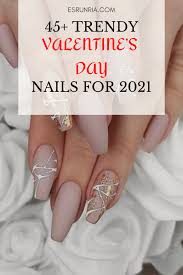 45 Trendy Valentine S Day Nails For 2021 On We Heart It trendy valentine s day nails for 2021