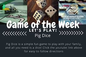 Maybe you would like to learn more about one of these? Game Pig Dice Boys Girls Clubs Of Sheboygan County Wisconsin