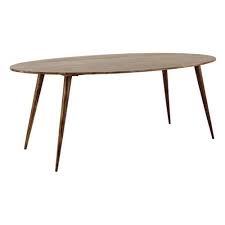 Table Ovale De Salle A Manger En Bois De Sheesham Massif L 200 Cm Esstisch Oval Esstisch Tisch