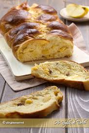 Treccia di pan brioche dolce. Pan Brioche Alle Mele