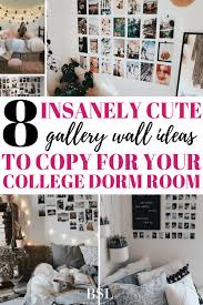 32 best wall collage ideas and whatnot. 8 Cute Gallery Wall Ideas To Copy For Your College Dorm Room By Sophia Lee