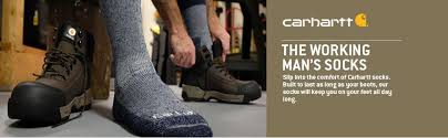 Carhartt Mens 6 Pack All Terrain Boot Socks