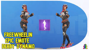 The pack is a gift that keeps on giving as it provides the chance to earn up to 1,500 v. New Freewheelin Epic Emote Derby Dynamo Pack Fortnite Dance And Song Youtube