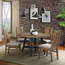 Entertain your family and friends with a delectable meal on a chic rustic dining table. Urban Rustic Rustic 5 Piece Round Table And Chair Set Sadler S Home Furnishings Dining 5 Piece Sets