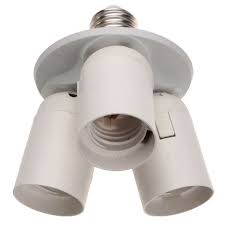 One E27 To Three E27 Light Bulbs Base Adaptor Socket Splitter Photography Lamp Light Bulb Adapter Bulb Adapter Light Bulb Bases