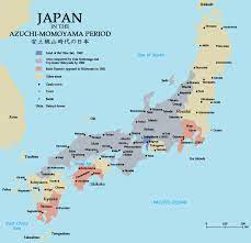 Among the most prominent periods of japan's history was the sengoku period. Map Of Japan In The 16th Century Ce Medieval Japan Sengoku Period Japan History