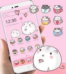 The download link for the zip file is now added!! Cute Cup Cat Theme Kitty Wallpaper Icon Pack For Android Apk Download