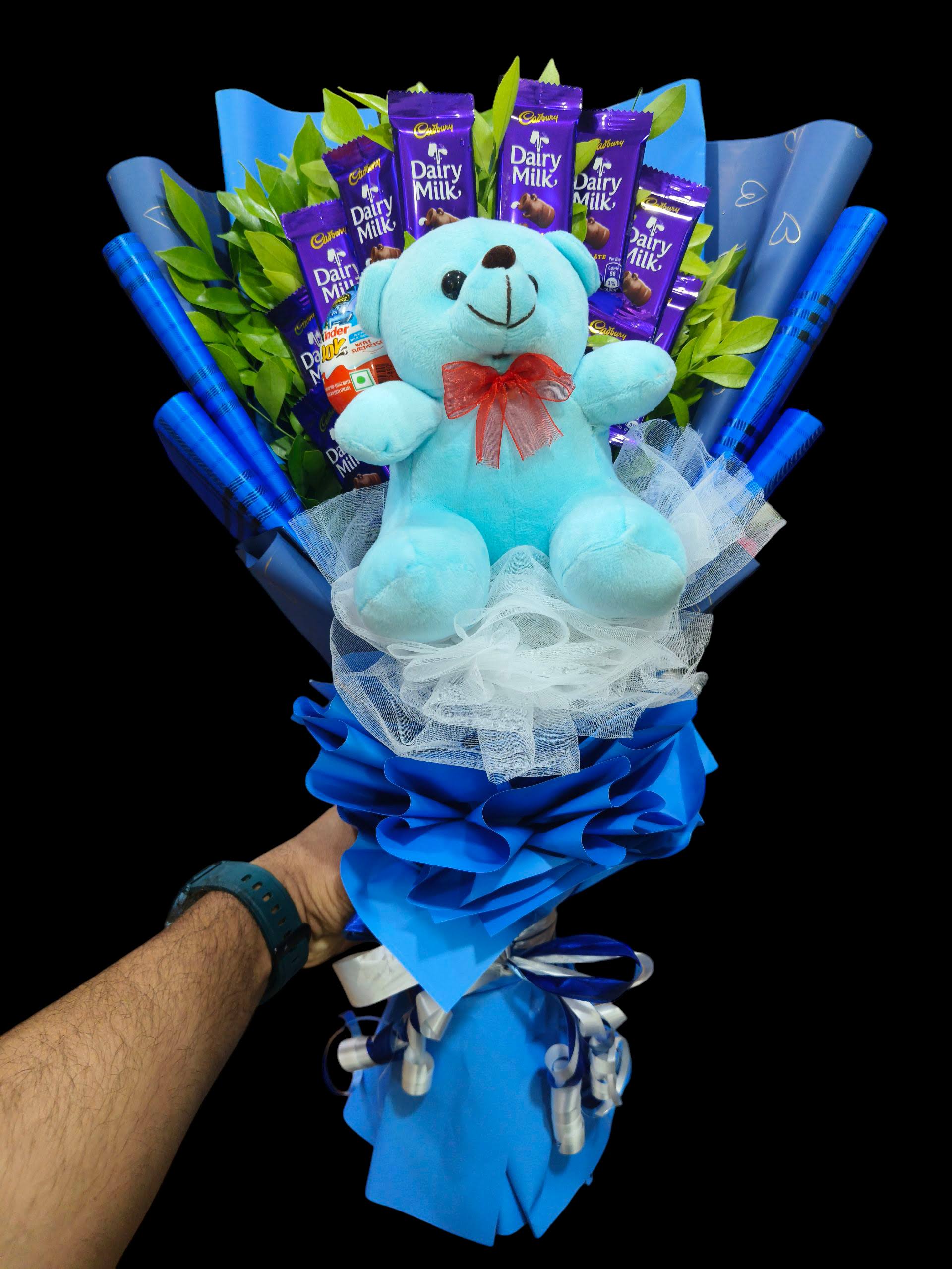 Chocolate Teddy Bouquet product image