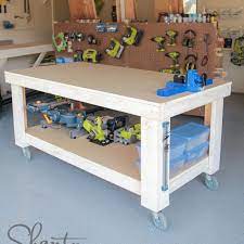 Fill the holes with wood putty and let them dry out for a few hours. 13 Free Workbench Plans And Diy Designs
