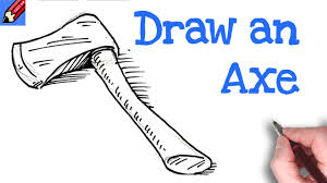 How To Draw An Axe Real Easy Youtube By learning how to draw a skull, it makes the task of sketching the nose, lips, and eyes less confusing. how to draw an axe real easy