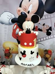 1st Birthday Cake Cartoon Images Check Out This Fun Mickey Mouse 1st Birthday Party The Birthday Cake Is Incredible See More Par Mickey Cakes Mickey Mouse Birthday Party Mickey 1st Birthdays