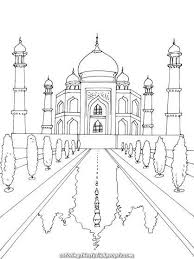 The Best India 5 Architecture Drawing Art Taj Mahal Drawing Coloring Books
