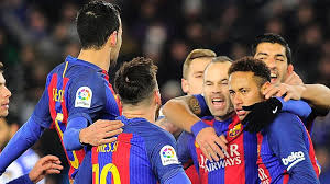 Futbol club barcelona, commonly referred to as barcelona and colloquially known as barça, is a spanish professional football club based in b. F C Barcelona Beat Real Sociedad Hoodoo Atletico Madrid Cruise In Copa Del Rey Football News Hindustan Times