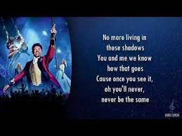 Inspired by the imagination of p.t. Hugh Jackman Come Alive Lyrics From The Greatest Showman Youtube Alive Lyrics The Greatest Showman Music Lyrics