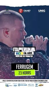 🚀 Ferrugem já está a caminho de Itaperuna! 🎶🔥, Preparem os corações  porque o gigante do pagode já avisou que está chegando! É nesta  quinta-feira que ele sobe ao palco da Festa de Maio, trazendo todos ...