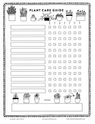 Download Our Printable Plant Care Guide Watering Schedule For Your House Plants Plant Care Indoor Plant Care Garden Watering Schedule