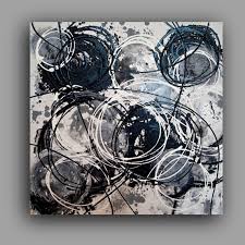 Abstract Acrylic Canvas Painting Black And White Acrylic Painting Abstract White Noise Black And White Art Etsy Black Canvas Art Abstract Artwork Painting Modern Art Paintings Abstract