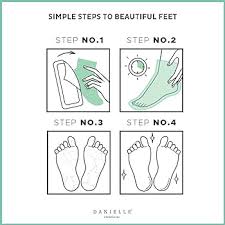 Amazon.com: Danielle Creations Miracle Nourishing Smoothing Foot Mask  Infused with Shea Butter and Green Tea Extract, 2 Treatments : Beauty &  Personal ...