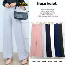 Tampilan ini dipadukan dengan shoulder bag berwarna merah serta loafers hitam dari gucci. Nasa Kulot Celana Kulot Untuk Orang Pendek Berhijab Setelan Kulot Modis Culotte Pants Celana Kekinian Wanita 2020 Culottes Pants Baju Tidur Celana Baggy Pants Celana Aladin Kulot Pants Contoh Celana Kulot Kulot Plisket Kulot Jeans Lazada Indonesia