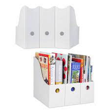 Jul 16, 2020 · then, decorate your bookmark by adding pictures from a magazine or textured paper. Magazine Holder File Book Organizer Office File Holders For Paper Storage Folder Notebook Binder Holder Or Book Bin Box Classroom Organization Solutions 6 Pack 2 White Amazon Com Au Stationery Office Products