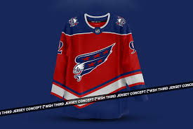 The capitals chose a nice, thick font, helping fill out their jerseys quite effectively. These Concepts Reimagine The Washington Capitals Screaming Eagle Design As A Modern Day Alternate Jersey