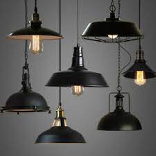 The light goes through these resin bubbles and creates a stunning and delicate shade on the wall. Industrial Loft Warehouse Barn Pendant Lamp Indoor Hanging Ceiling Light Fixture Ebay