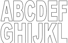 Print out the alphabet letter templates and cut out each letter using scissors or a utility knife. Small Printable Pdf Alphabet Letters Alphabet Letters To Print Alphabet Letter Templates Letter Stencils Printables