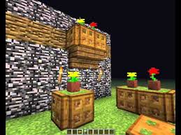 Minecraft Tuto Ep2 Le Pot De Fleurs Youtube