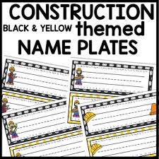 Shop gifts & party supplies at target™. Construction Theme Classroom Decor Worksheets Teaching Resources Tpt