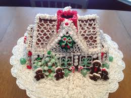 Nordic Ware Bundt Cake Gingerbread House Much Easier Than Baking And Assembling Wall Gingerbread House Decorations Christmas Bundt Cake Bundt Cake Decorations