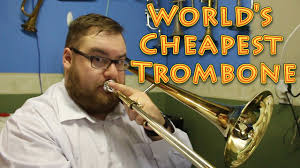 The trombone is a musical instrument in the brass family. The World S Cheapest Trombone A Soul Destroying Mess Youtube