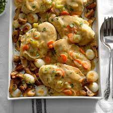 Creamy Braised Chicken Recipe Chicken Recipes Braised Chicken Recipes
