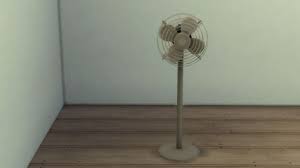 Animated Floor Fan Hello I Have Finished This Item Its And Animated Floor Fan With Sound It Gives A Environment Buff Whe Floor Fan Floor Fans Sims 4 Studio