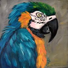 Find great offers online now! How To Paint A Parrot Daily Painting Step By Step Acrylic April Day 10 Animal Paintings Acrylic Step By Step Painting Parrots Art