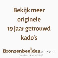 19 Jaar Getrouwd Cadeau Huwelijksjubileum Werkjubileum 30 Jaar