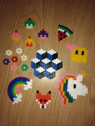 Perles A Repasser Renard Cupcake Pasteque Pacman Licorne Fleur Perle Perles A Repasser Bijoux
