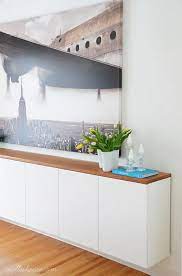 Buffet bas de cuisine ikea. Floating Sideboard Diy Remodelaholic Ikea Cabinets Modern Dining Room Sideboard Diy