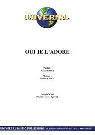 Oui Je L Adore Remises Particuliers 10 Marchands 30 Partition Piano Accords De Guitare Partitions De Chansons