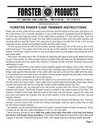 Power Case Trimmer Manualzz Com