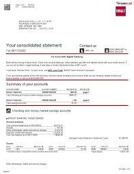 Download Bb T Bank Statement Templatelab Com In 2021 Statement Template Bank Statement Financial Documents